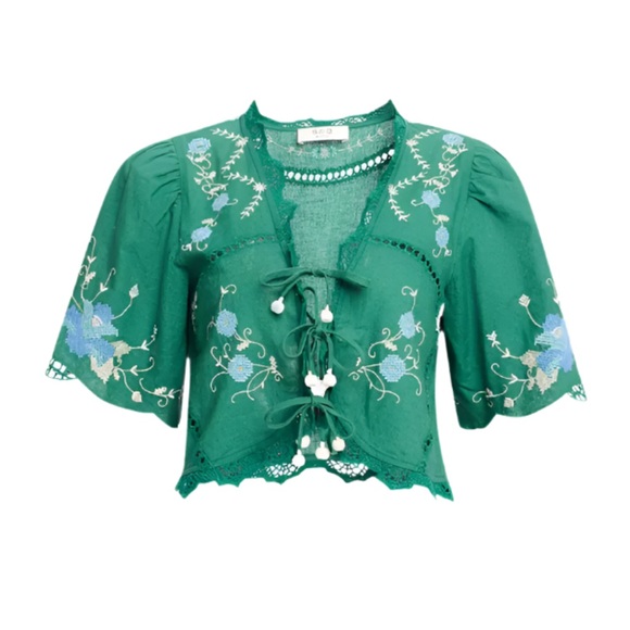 NWOT SEA New York Vesna Embroidered Top - Picture 4 of 7